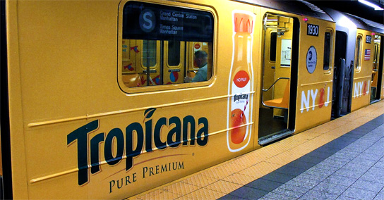 DDB squeezes New York for another round of great Tropicana ads