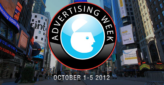 Find me during Advertising Week 2012 in New York